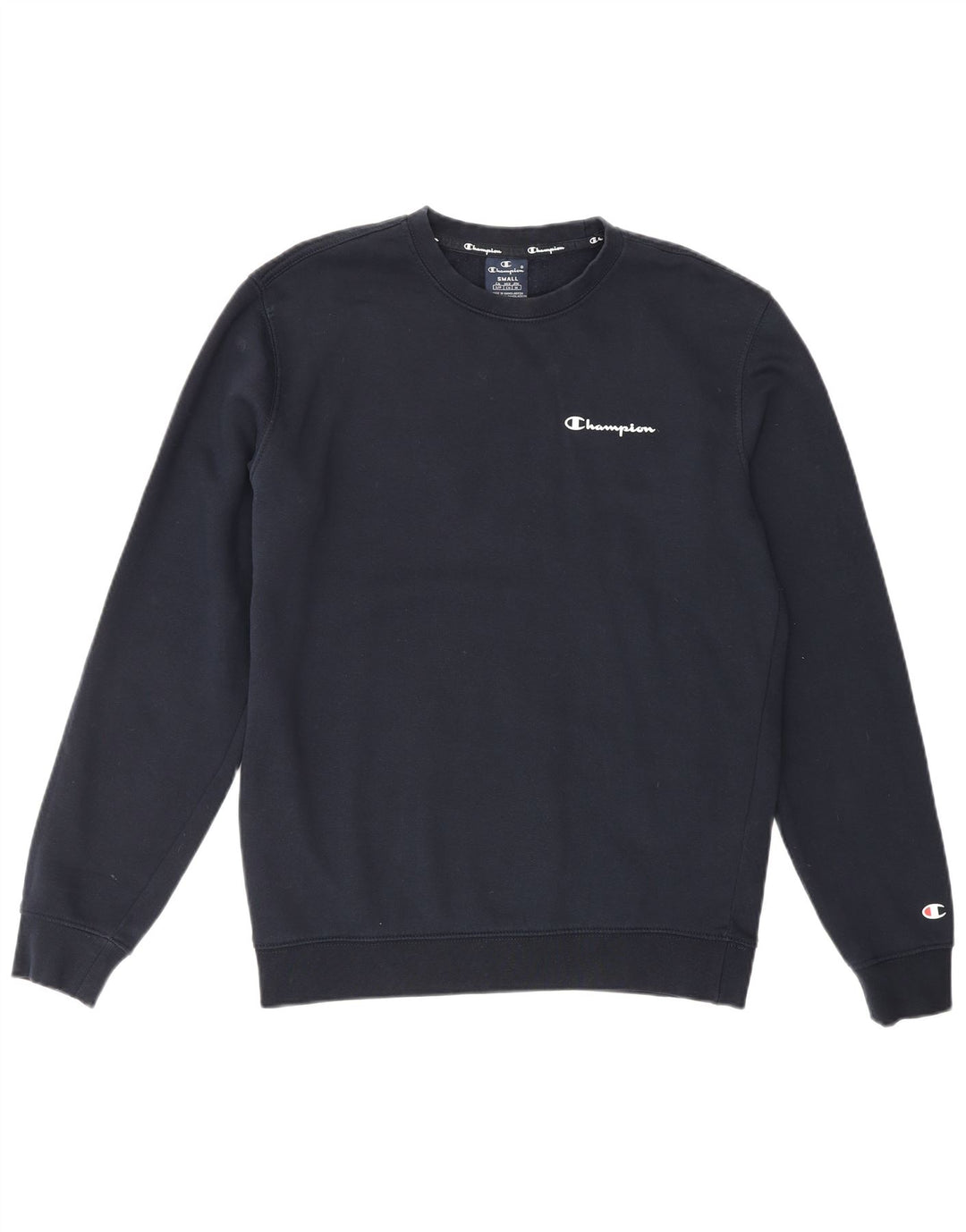 CHAMPION Ανδρικό γραφικό φούτερ Jumper Small Navy Blue Cotton