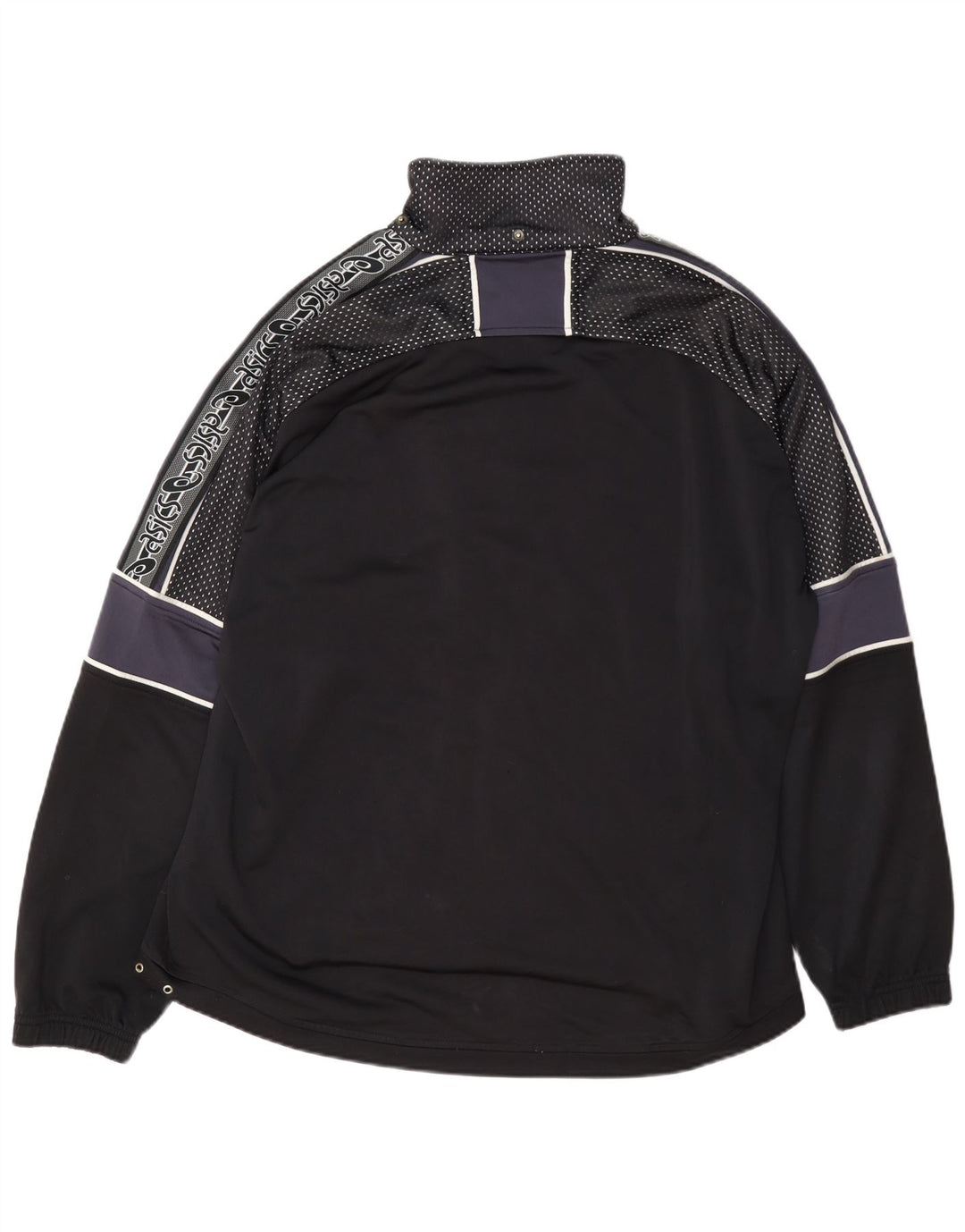 Ανδρική φόρμα γυμναστικής Asics Top Jacket XL Black Colourblock