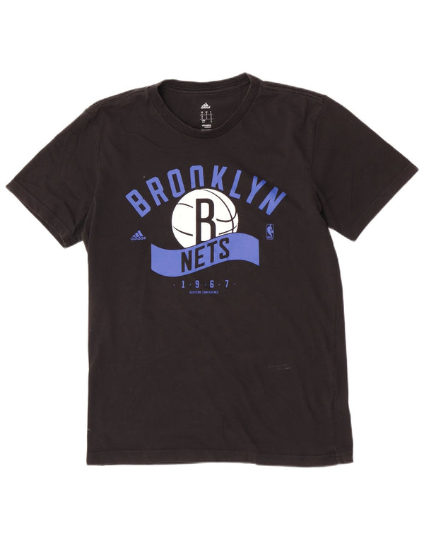 Γραφικό T-shirt Adidas Ανδρικό Brooklyn Nets Top Small Black Sports