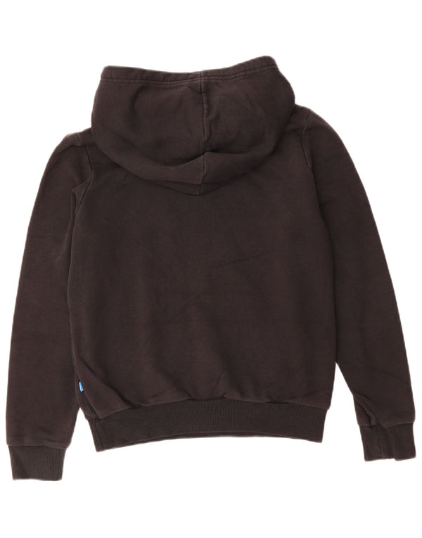 ADIDAS Γυναικεία γραφικά υπερμεγέθη κουκούλα UK 10 Small Black Polyester