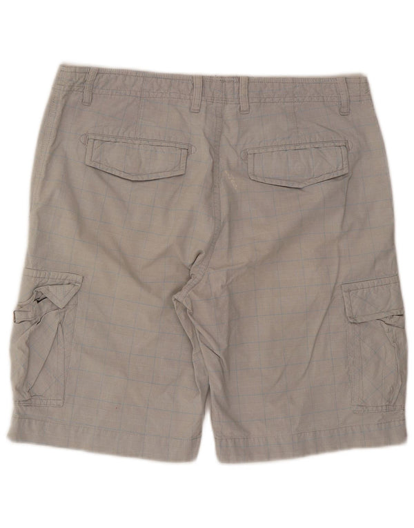 Woolrich Ανδρικό σορτς Cargo W34 Large Grey Check