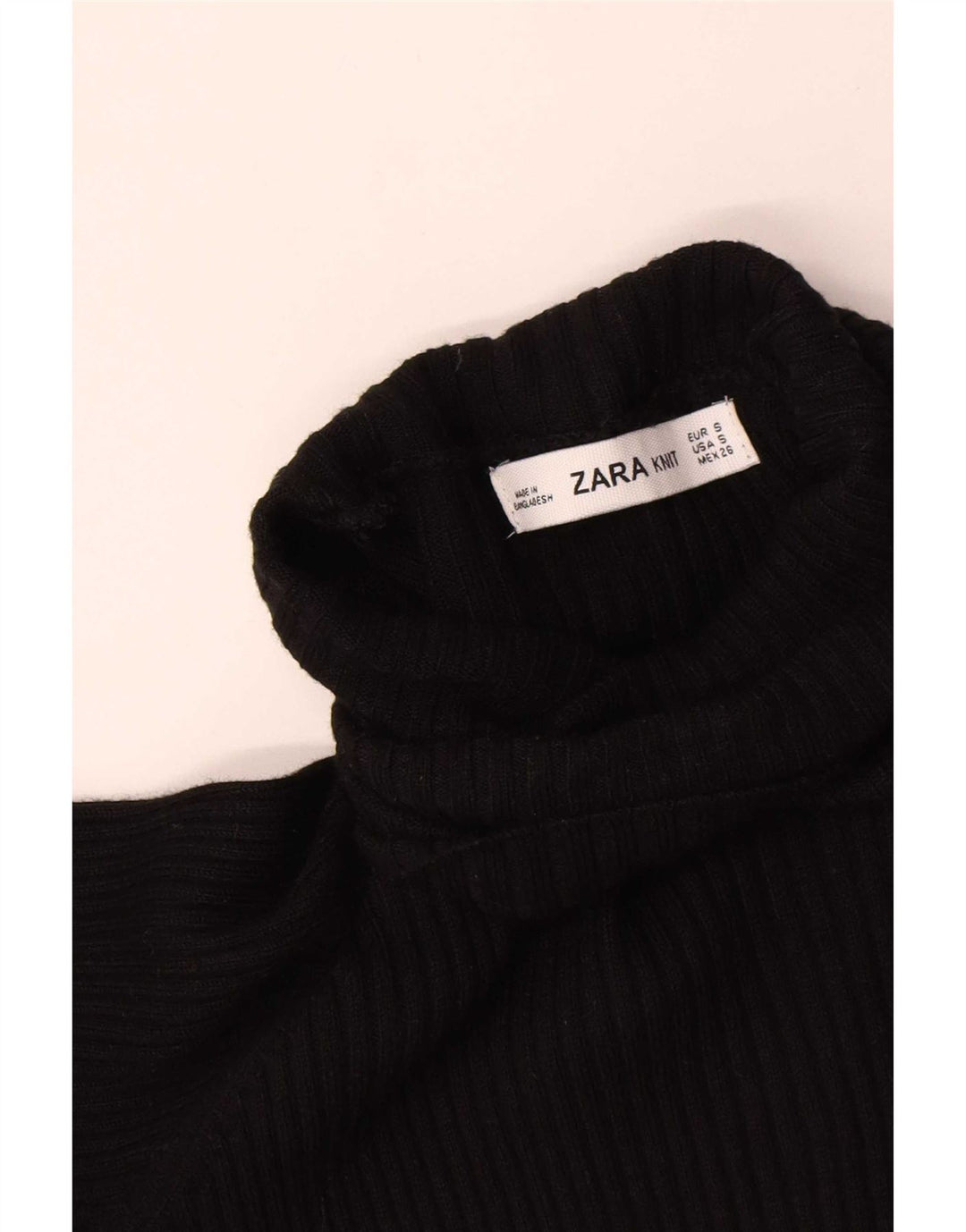 Zara Γυναικείο Maxi Jumper Φόρεμα UK 8 Small Black