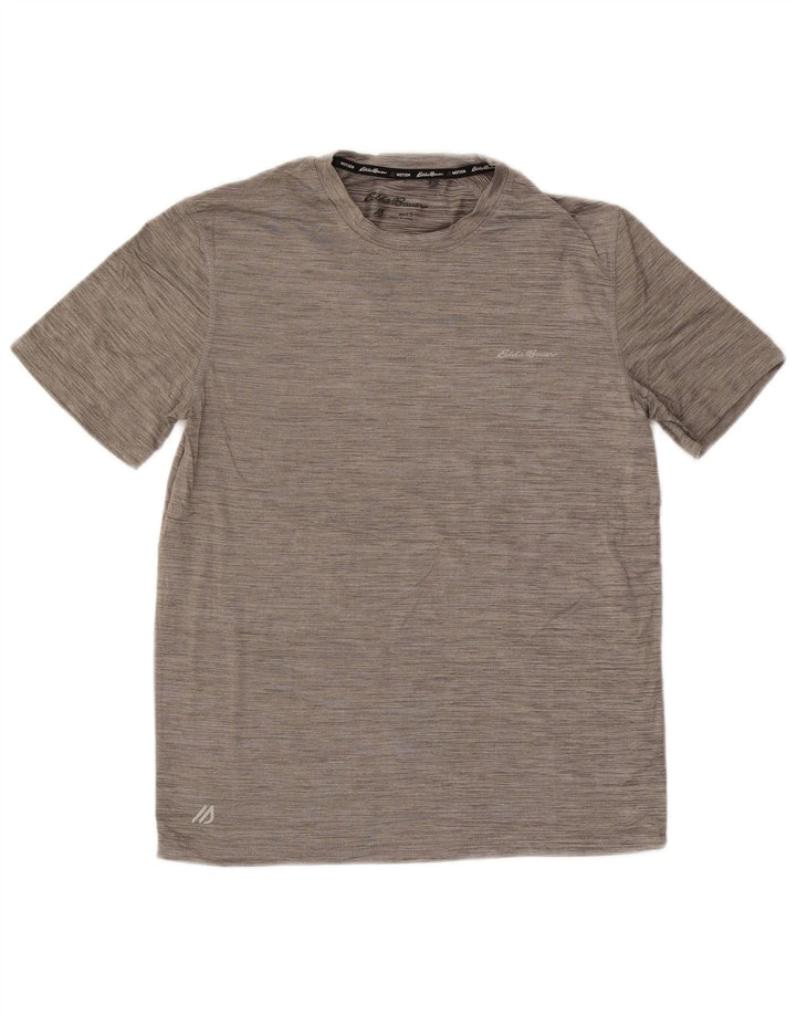 EDDIE BAUER Ανδρικό T-Shirt Top Small Grey Flecked