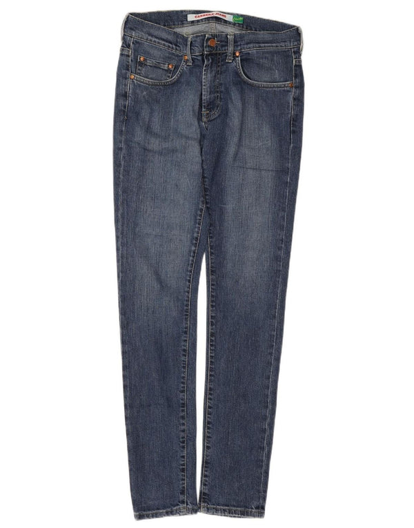 Carrera Γυναικείο Skinny Jeans IT 48 XL W30 L33 Μπλε βαμβακερό