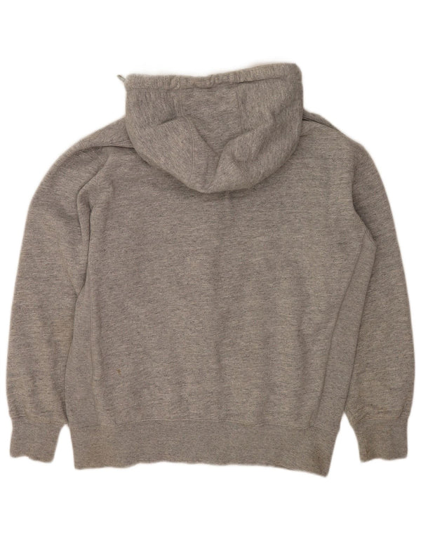 Ανδρικό πουλόβερ με κουκούλα με φερμουάρ Superdry XL γκρι βαμβακερό