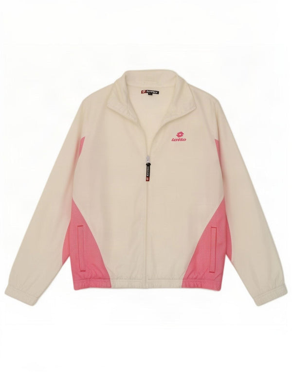 Γυναικεία φόρμα Lotto Oversized Top Jacket UK 10 Small White Colourblock