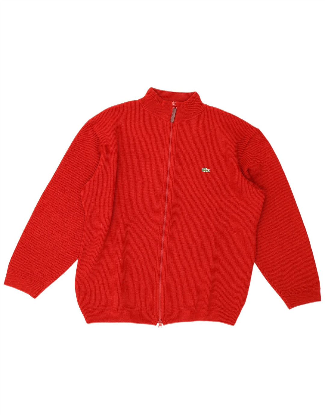 Ανδρικό πουλόβερ ζακέτα Lacoste 6 XL Κόκκινο μαλλί