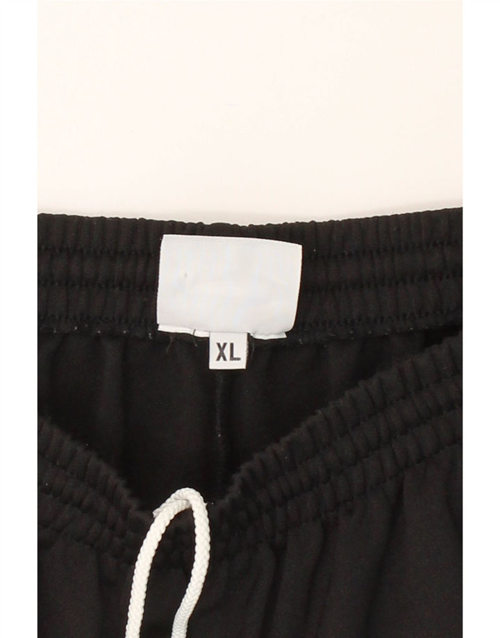 REUSCH Mens Sport Shorts XL  Black Polyester Vintage Reusch and Second-Hand Reusch from Messina Hembry 