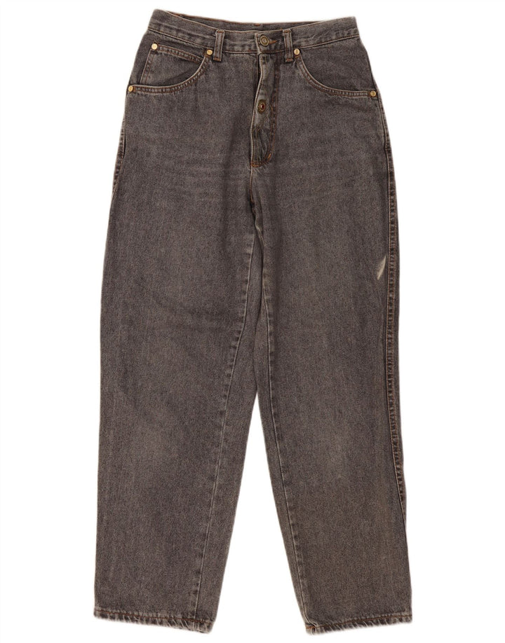 Vintage γυναικείο ψηλόμεσο τζιν IT 46 Large W28 L29 Γκρι βαμβακερό