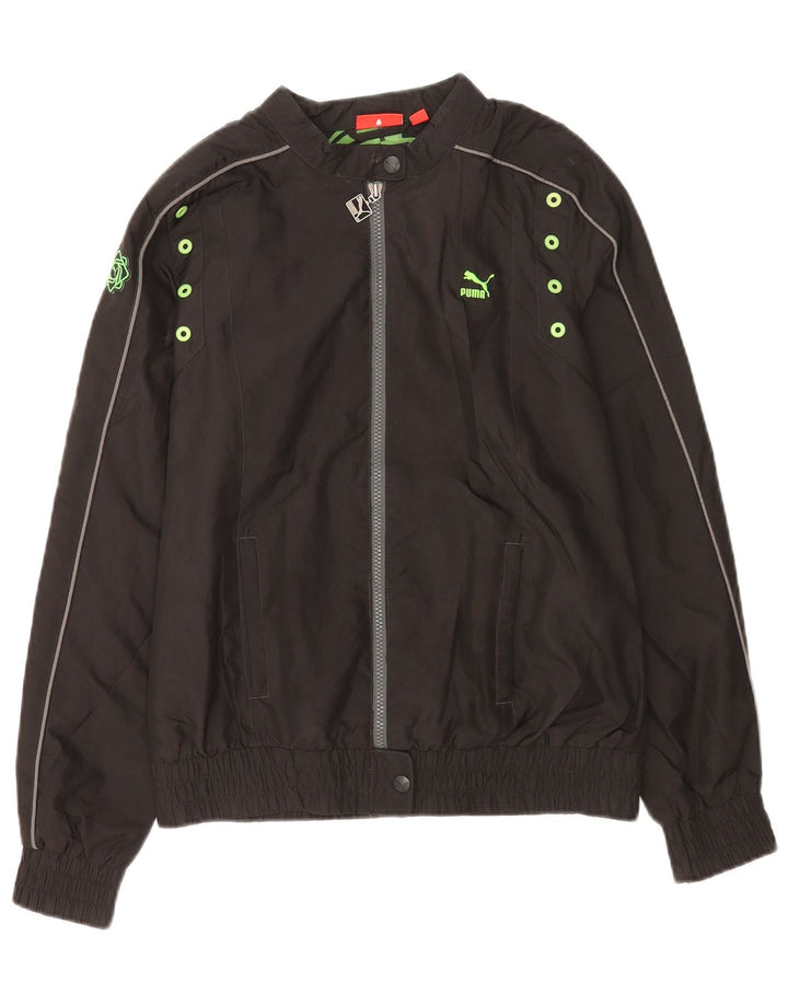 Puma Γυναικείο Bomber Jacket UK 12 Medium Black Polyester