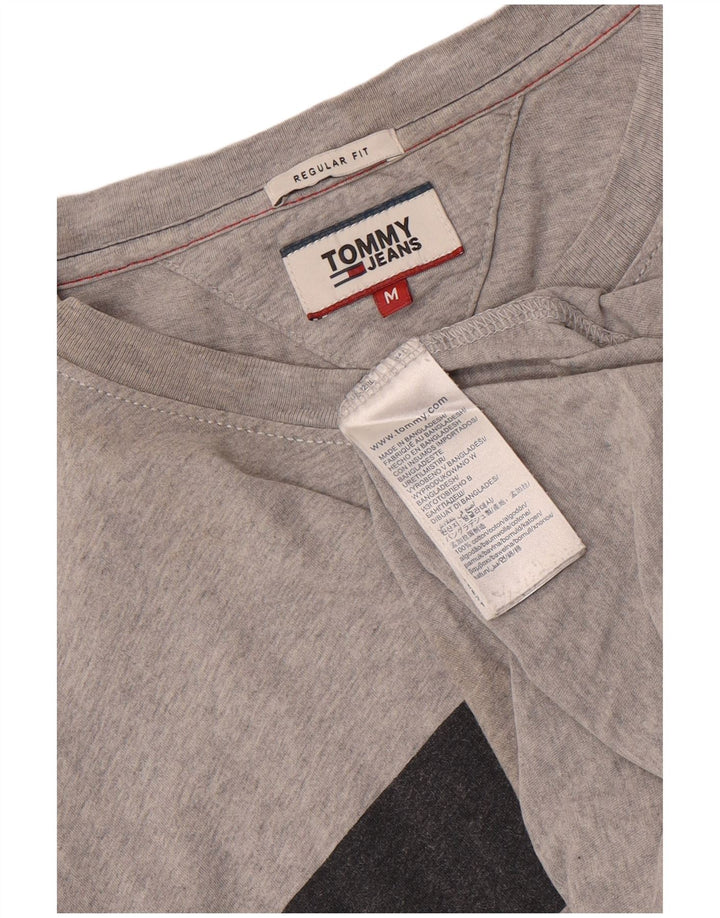 Ανδρικό γραφικό μπλουζάκι Tommy Hilfiger, κανονική εφαρμογή, μεσαίο βαμβακερό γκρι