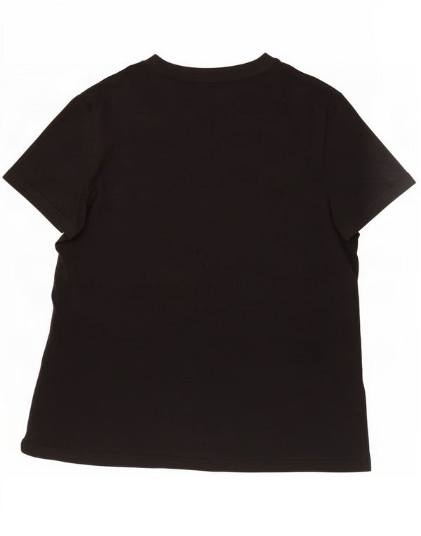 Γυναικείο γραφικό μπλουζάκι Adidas Top UK 24/26 2XL Μαύρο βαμβακερό