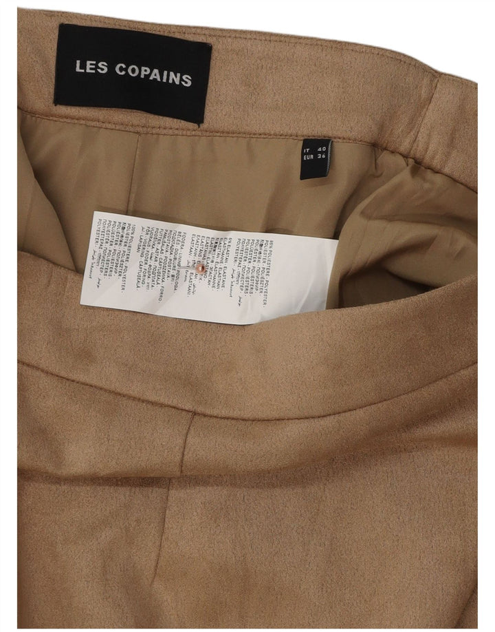 Les Copains Γυναικεία Μίνι Φούστα με χαμηλή μέση IT 40 Small W30 Beige Polyester