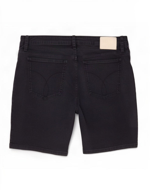 Ανδρικό τζιν σορτς Calvin Klein Large W36 Navy Blue βαμβακερό