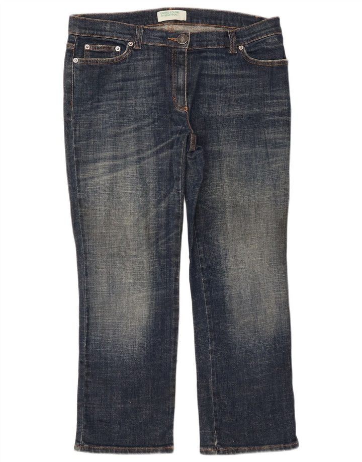 Benetton Γυναικείο Cropped Jeans W32 L25 Blue