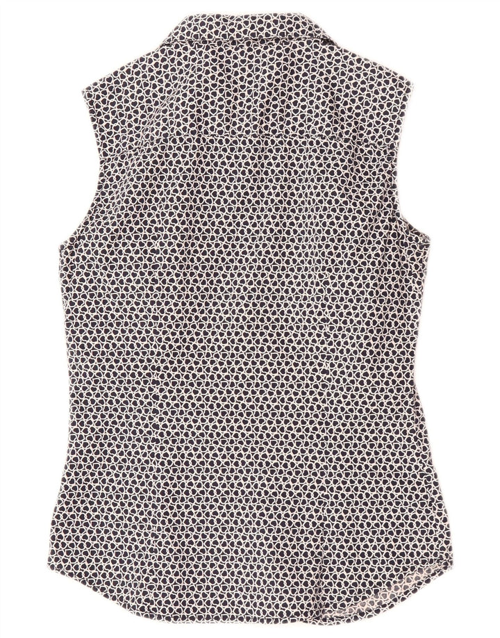 Les Copains Γυναικείο αμάνικο πουκάμισο Μπλούζα IT 42 Medium Navy Blue Heart