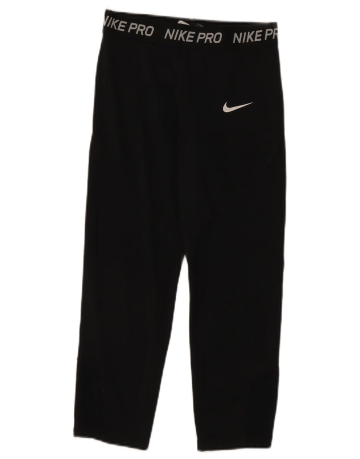 Γυναικεία γραφικά κολάν Nike UK 4 XS μαύρο πολυεστέρα