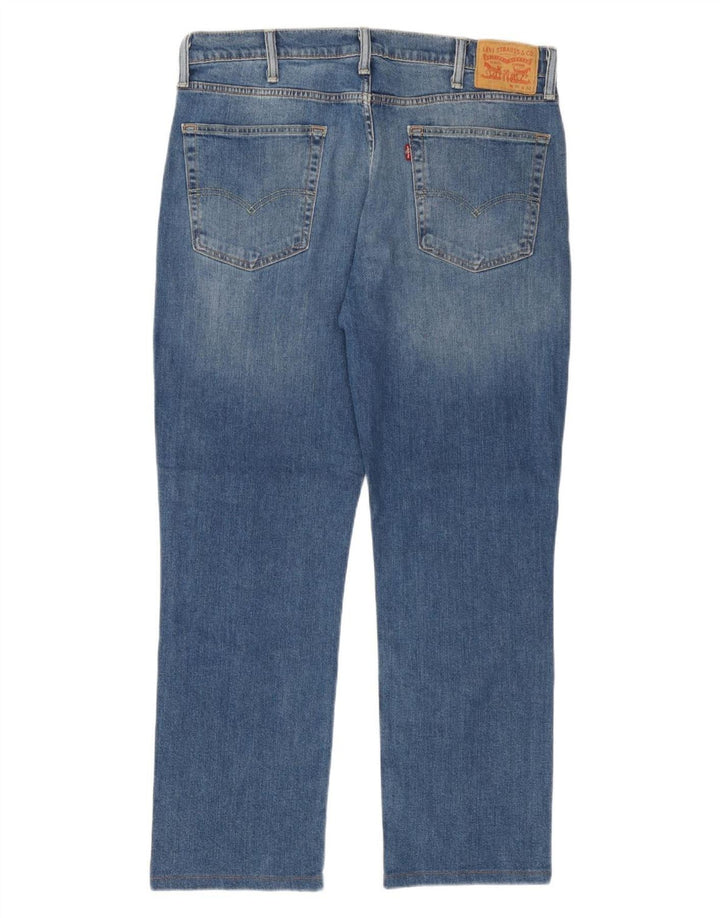 Levi's Mens 514 Straight Jeans W38 L32 Μπλε Βαμβακερό