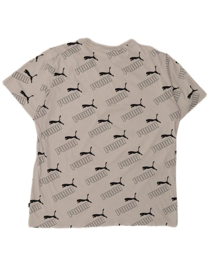 Ανδρικό γραφικό T-Shirt Puma Top Large Λευκό