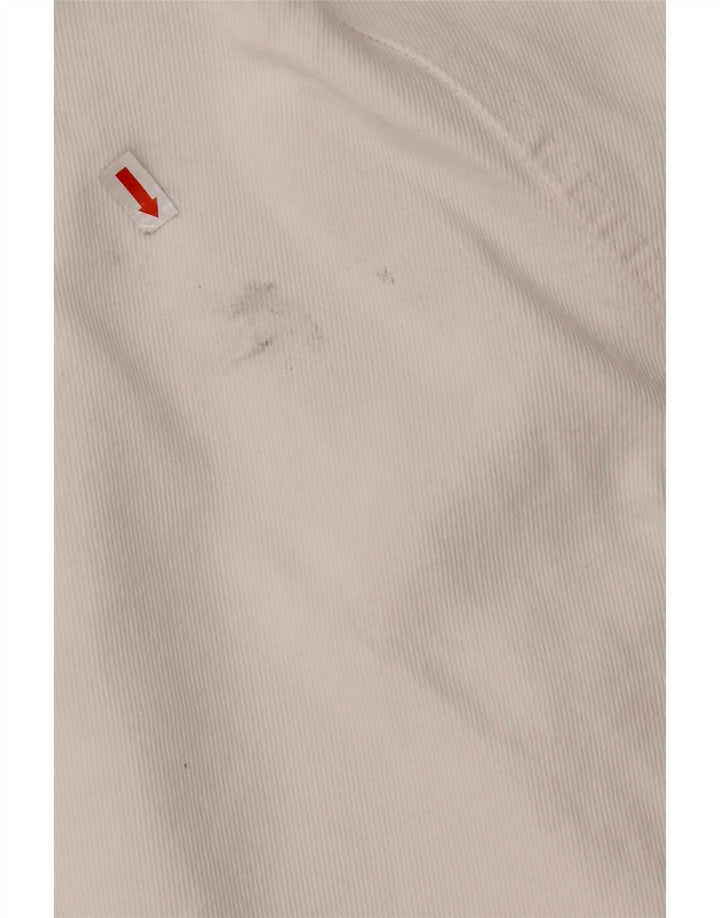 CARRERA Γυναικεία Τζιν Φούστα IT 42 Medium W32 Λευκή Βαμβακερή