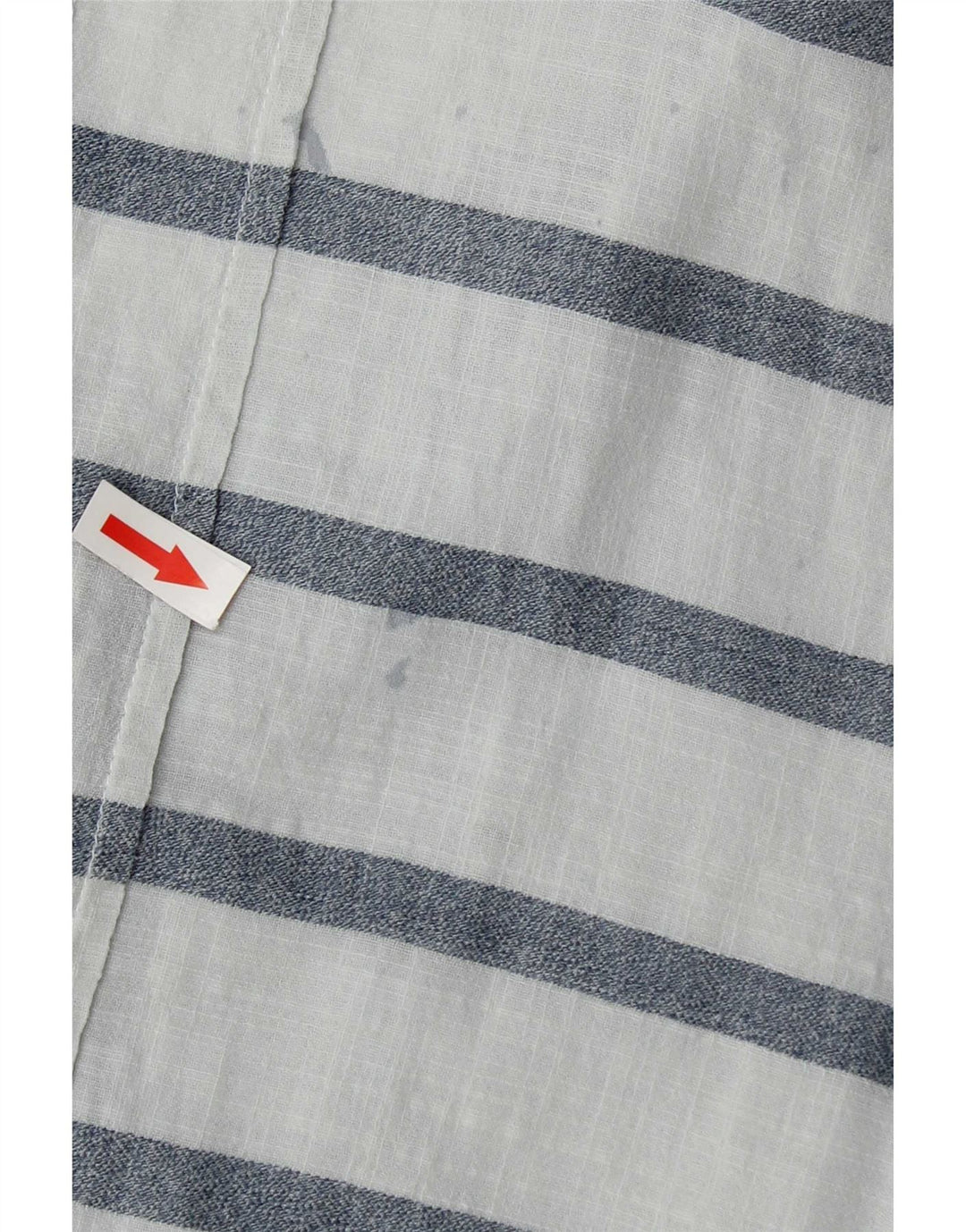 Zara Γυναικεία Μπλούζα Oversized Top UK 18 XL Μπλε ριγέ