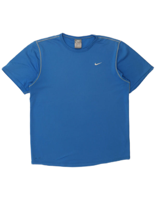 Ανδρικό T-shirt NIKE Fit Dry Top UK 39/41 Medium Blue