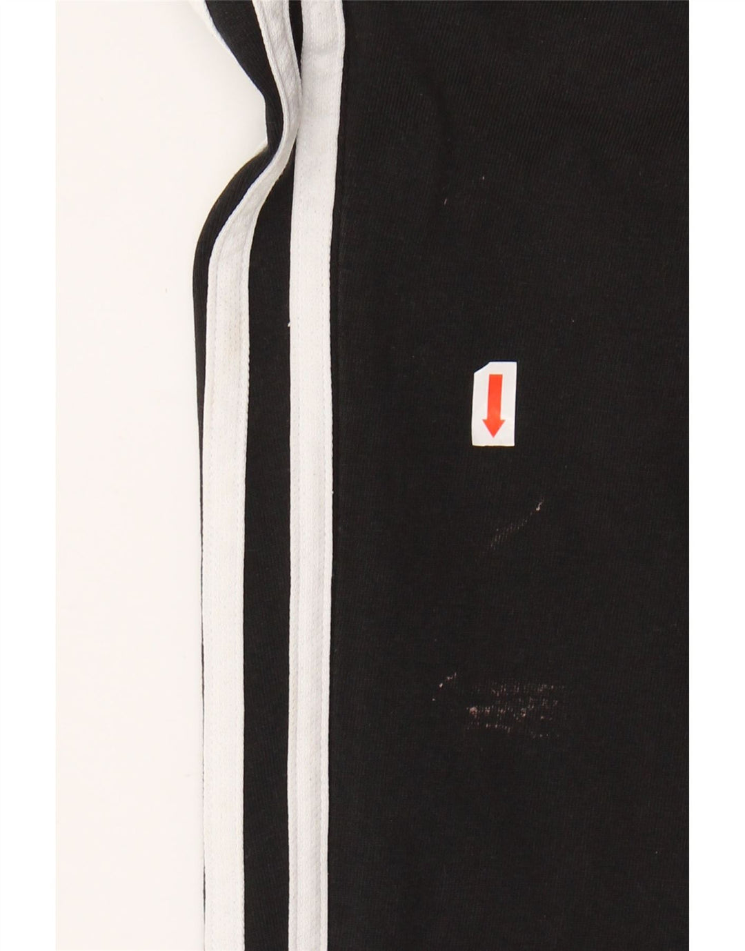 ADIDAS Mens Tracksuit Trousers Medium  Black Cotton
