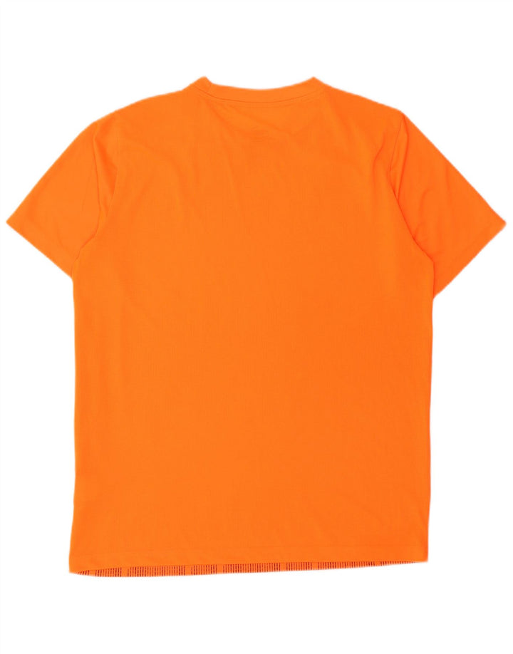 Puma Boys T-Shirt Top 15-16 ετών XL Πορτοκαλί γεωμετρικός πολυεστέρας