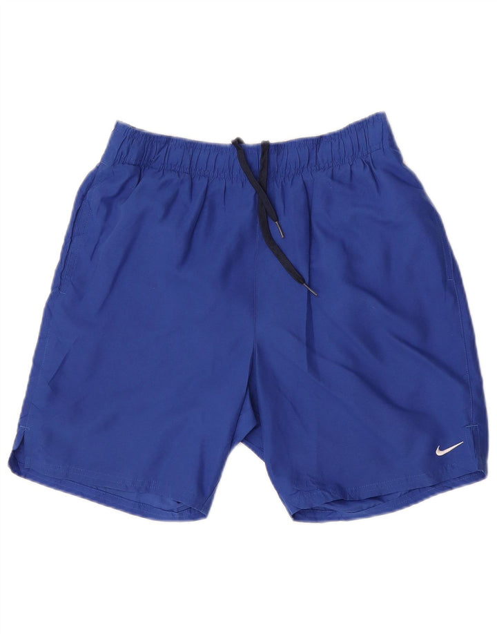 Γυναικείο αθλητικό σορτς Nike UK 10 Small Blue Polyester