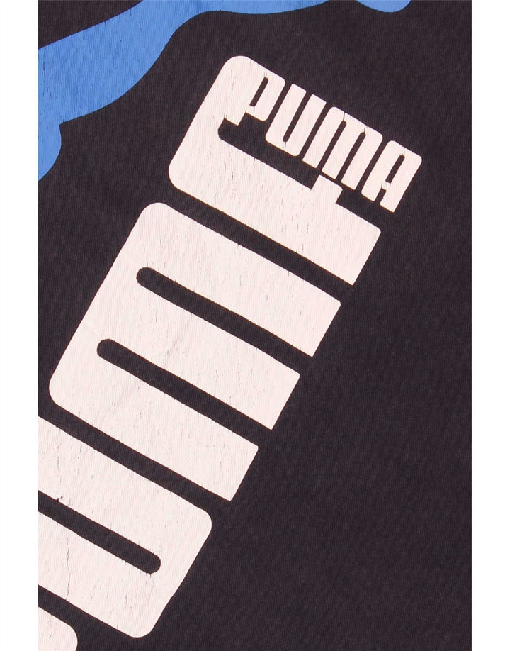 Ανδρικό γραφικό γιλέκο Puma Large Navy Blue