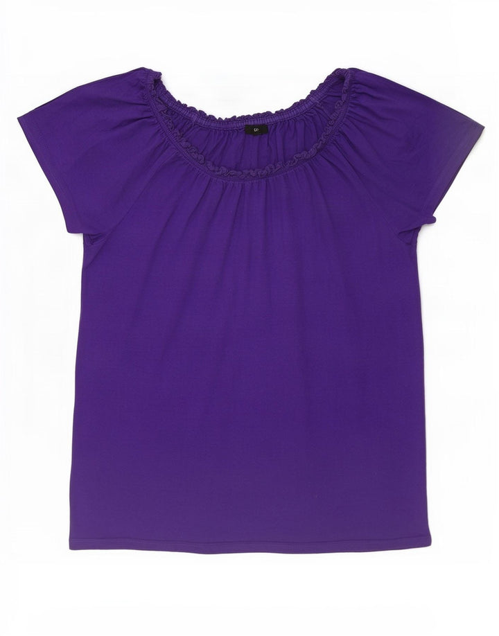 M&Co Γυναικεία Μπλούζα Τοπ UK 14 Medium Purple Viscose