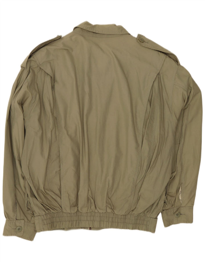 Vintage Ανδρικό Military Jacket IT 50 Large Khaki Cotton