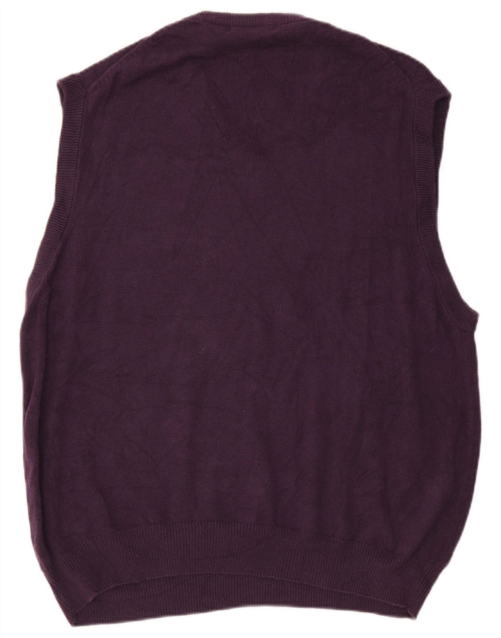 Izod Ανδρικό γιλέκο Tank Top Μεγάλο Μωβ Βαμβακερό