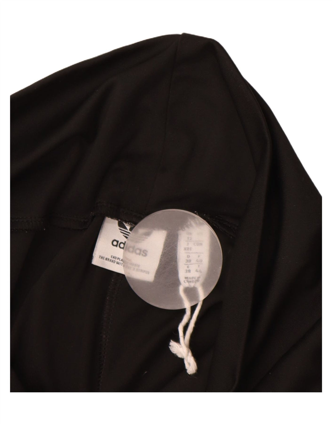 Γυναικεία γραφικά κολάν ADIDAS UK 12 Medium Black Polyester