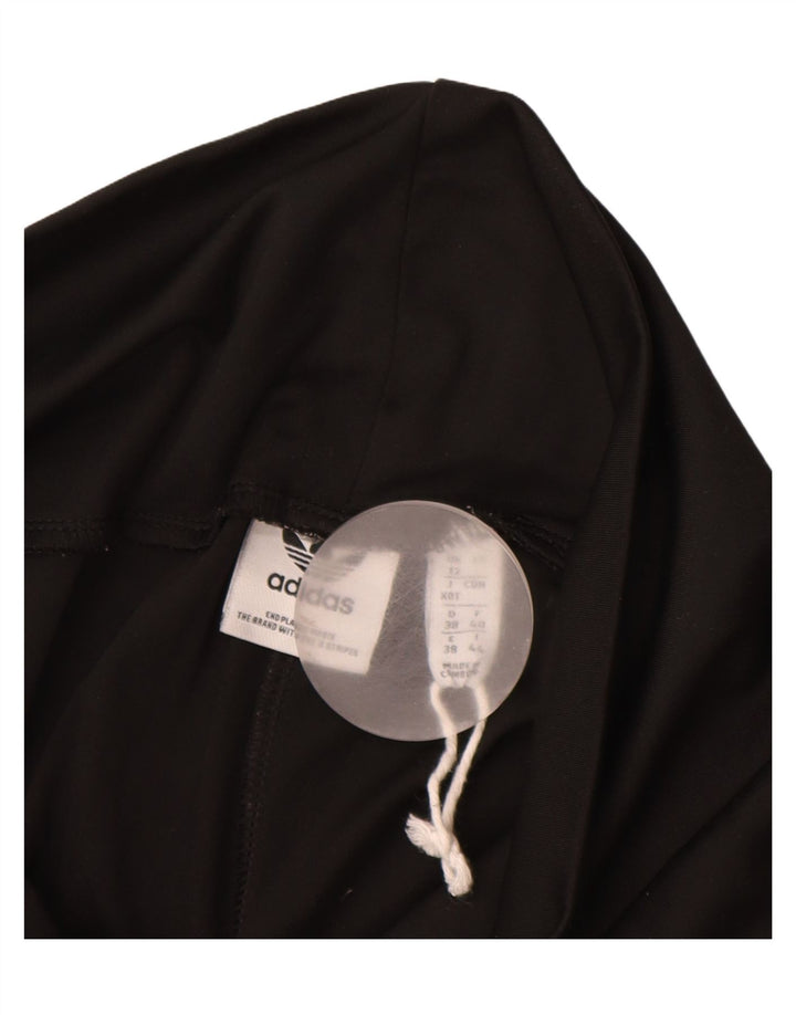 Γυναικεία γραφικά κολάν ADIDAS UK 12 Medium Black Polyester