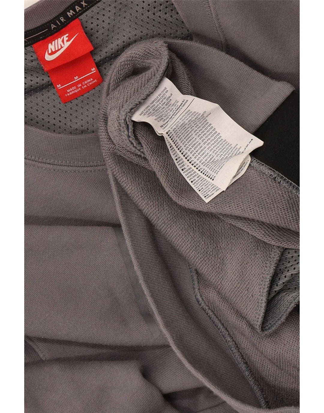 Ανδρικό φούτερ Nike Air Max Graphic Jumper Μεσαίο γκρι βαμβακερό