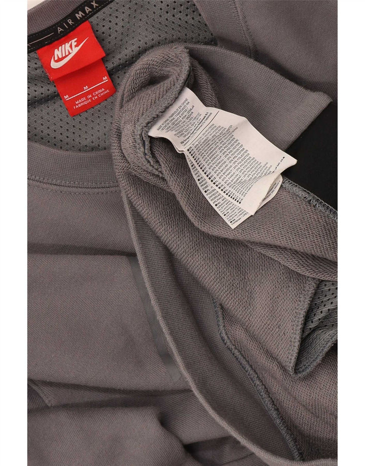 Ανδρικό φούτερ Nike Air Max Graphic Jumper Μεσαίο γκρι βαμβακερό