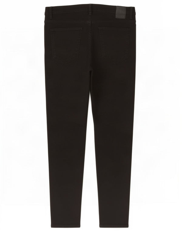 Zara Mens Skinny Jeans EU 46 XL W36 L28 Black Cotton