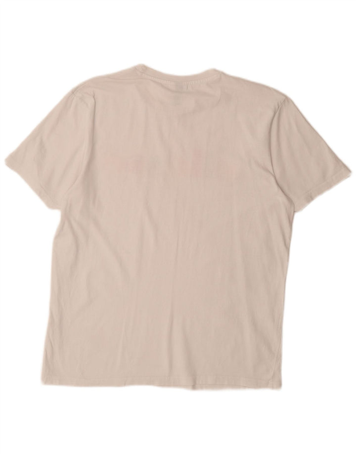 Ανδρικό γραφικό μπλουζάκι ELLESSE Top Large White