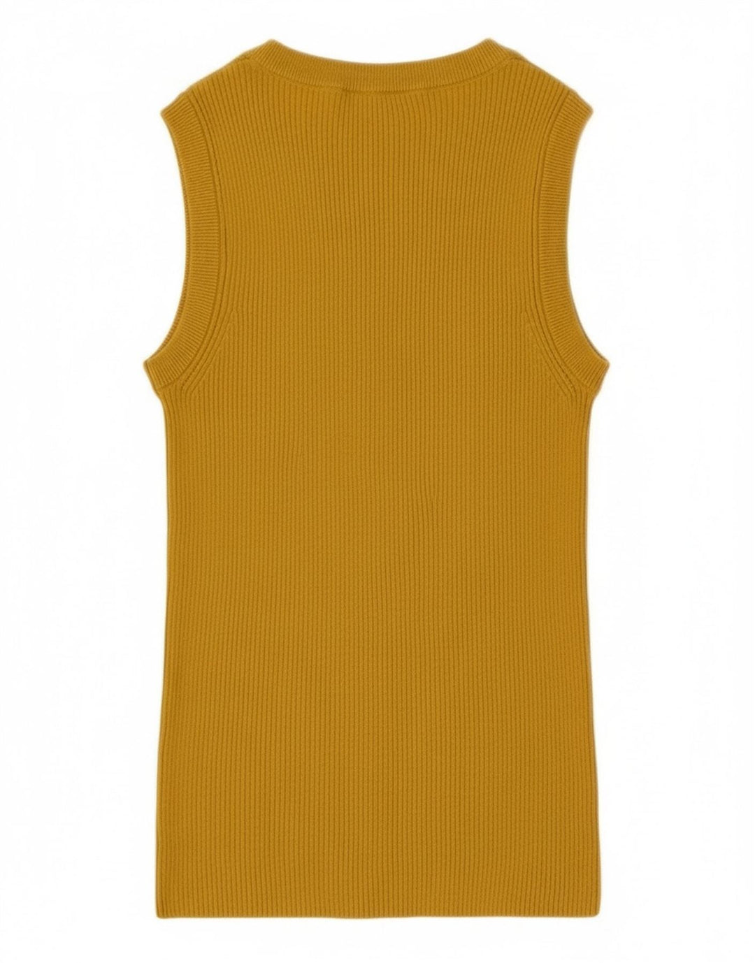 Marks & Spencer Γυναικείο Γιλέκο Tank Top UK 12 Medium Yellow Viscose