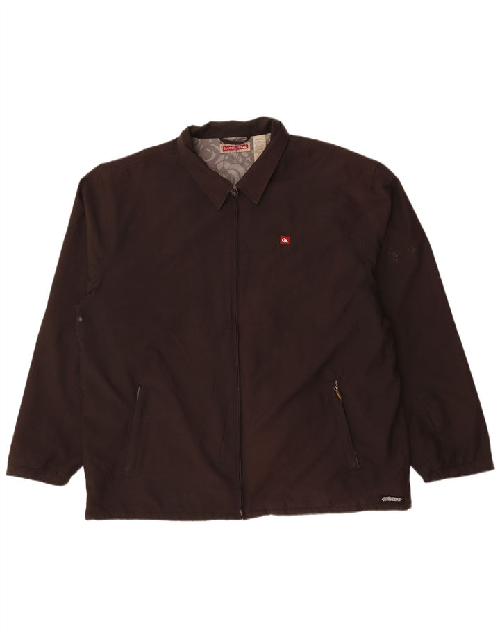 Ανδρικό μπουφάν Quiksilver Bomber UK 44 2XL καφέ πολυεστέρας