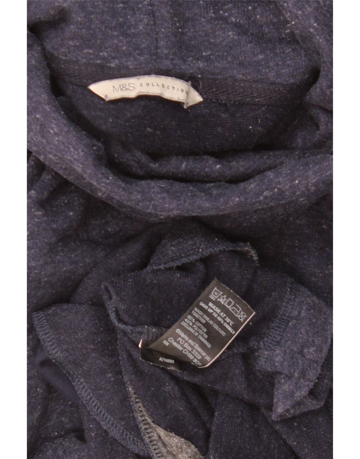 Marks & Spencer Γυναικεία φούτερ Jumper UK 10 Small Navy Blue Flecked
