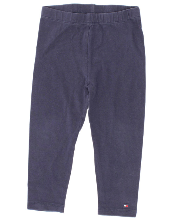 Κολάν Tommy Hilfiger Baby Girls 18-24 Μηνών Navy Blue Cotton