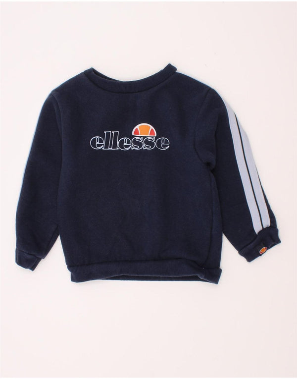 Φούτερ Ellesse Baby Boys Jumper 18-24 μηνών Navy Blue Colorblock