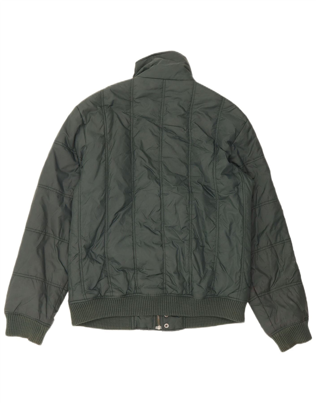 Zara Ανδρικό μπουφάν UK 40 Large Green Nylon