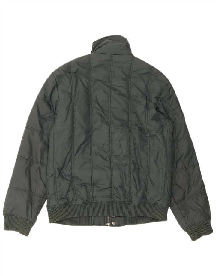 Zara Ανδρικό μπουφάν UK 40 Large Green Nylon
