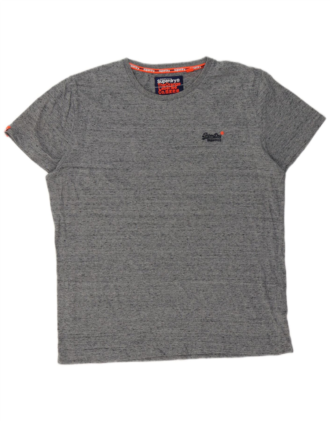 Ανδρικό T-Shirt SUPERDRY Top 2XL Γκρι βαμβακερό