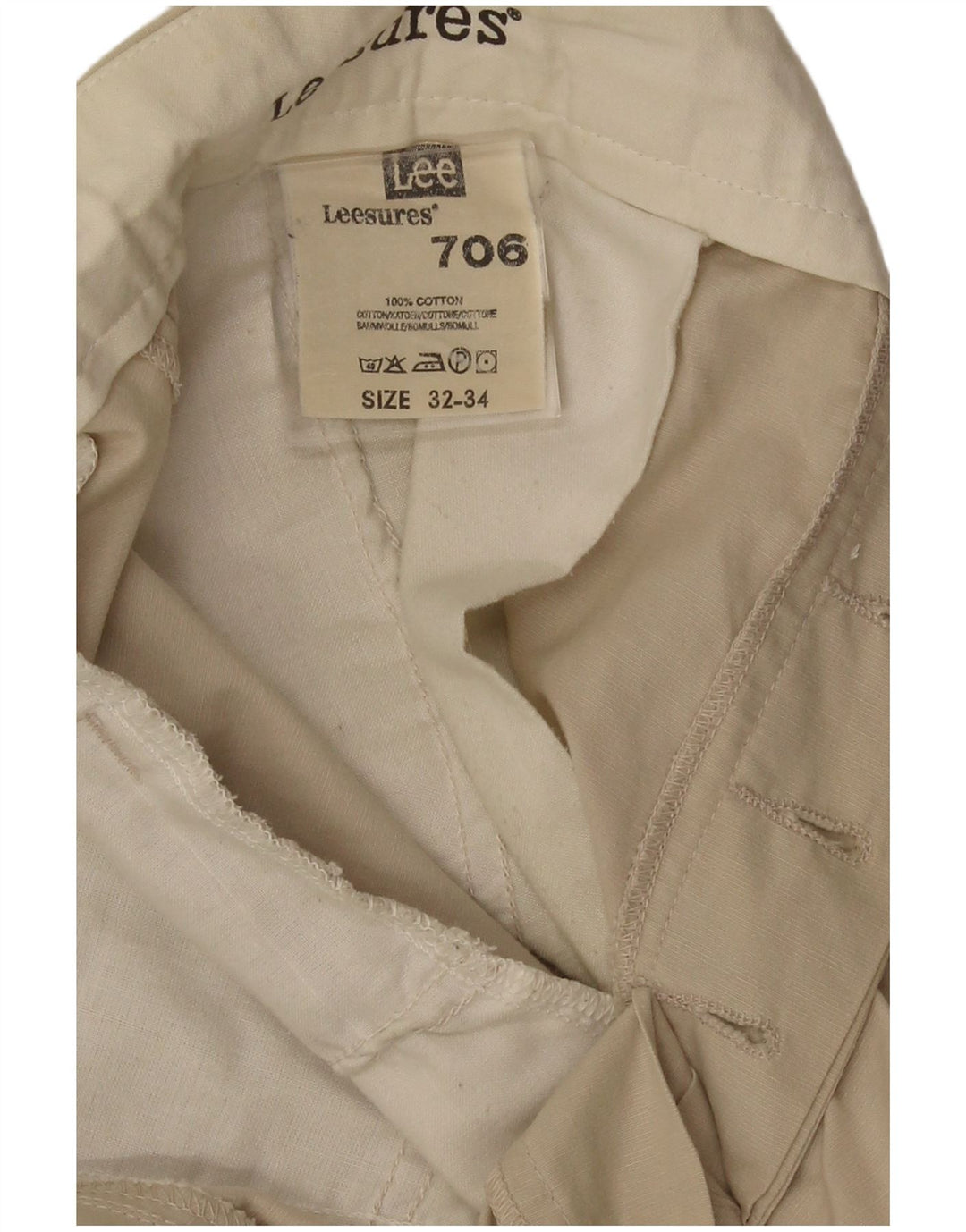 Ανδρικό ίσιο παντελόνι Chino Lee W32 L29 Beige
