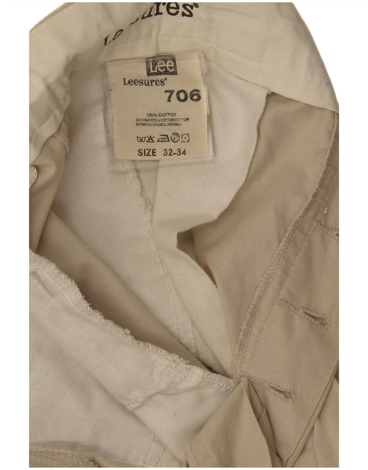 Ανδρικό ίσιο παντελόνι Chino Lee W32 L29 Beige