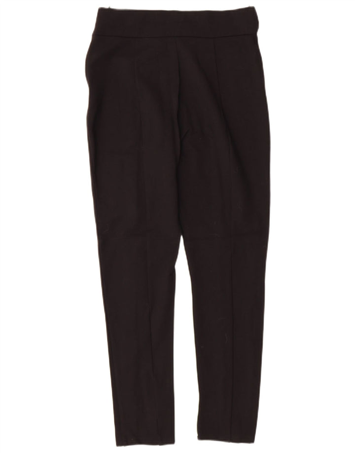 GUESS Womens Slim Casual Trousers Medium W28 L26 Black Viscose